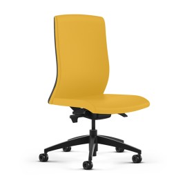 9to5 Seating Core Chair Model 2260 in Black and Yellow