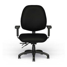 Logic Chair Model 1725 by 9to5 Seating in Black