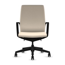 Mila chair model 3760 UB by 9to5 Seating in white
