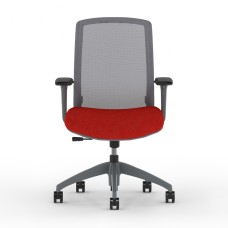 Neo Lite Chair Model 3150 by 9to5 Seating in Red