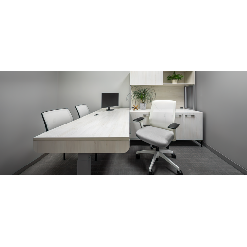 Neo Chair Model 3160 CY30 by 9to5 Seating in Orange-3