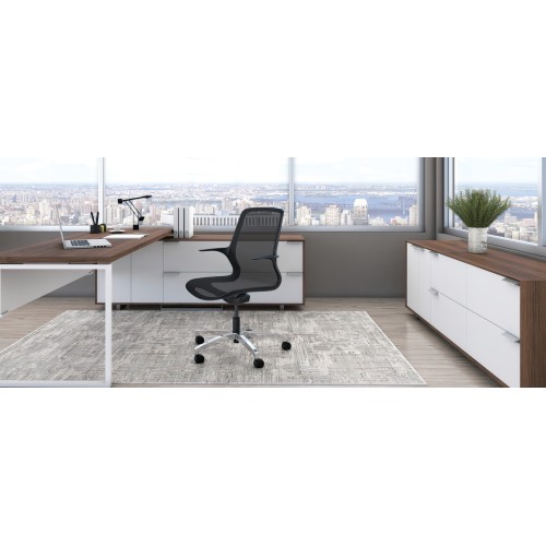 Omnia Chair Model 2860 by 9to5 Seating in Black-3