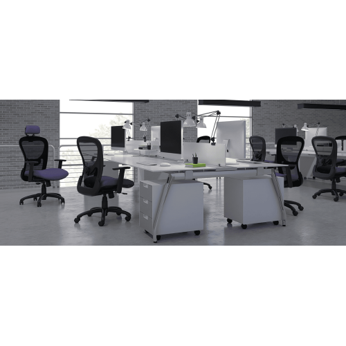 Strata Lite Chair Model 1545 by 9to5 Seating in Purple-2