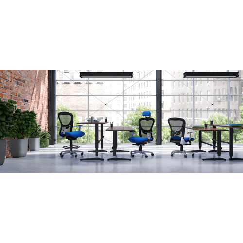 Strata Chair Model 1560 by 9to5 Seating in Black-2