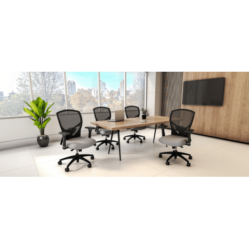 Theory Chair Model 2170 by 9to5 Seating in Beige-3