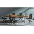 AIR conference table by Narbutas in dark walnut colour with dimensions 220x130x74 cm-4