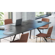 Meeting table for ARQUS company executives from Narbutas in black with dimensions 240x120x76 cm-1
