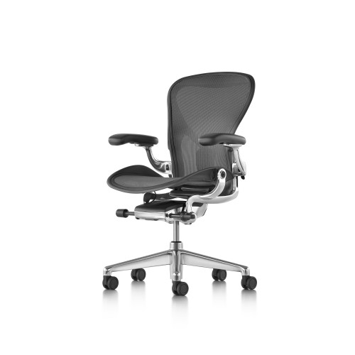 Aeron Remastered - Office chair size С, chrome-3