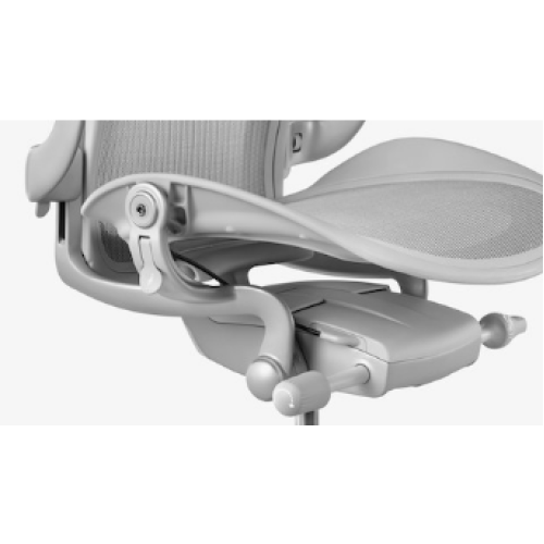 Aeron Remastered - Office chair size B, Dark carbon, metal base-2