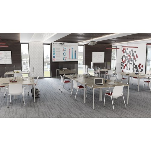 SitOnIt Baja Wire Rod Multi-Purpose Chair in Yellow with Upholstered Back and Seat-7