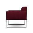 SitOnIt Cameo Modular Single Lounge Seat in Burgundy-3