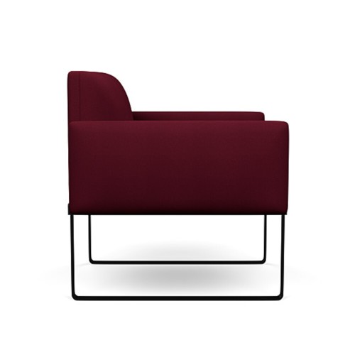 SitOnIt Cameo Modular Single Lounge Seat in Burgundy-1
