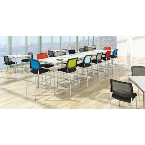 Focus Side Multipurpose Chair on 4 Legs by SitOnIt Turquoise-7