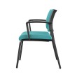 Focus Side Multipurpose Chair on 4 Legs by SitOnIt Turquoise-3