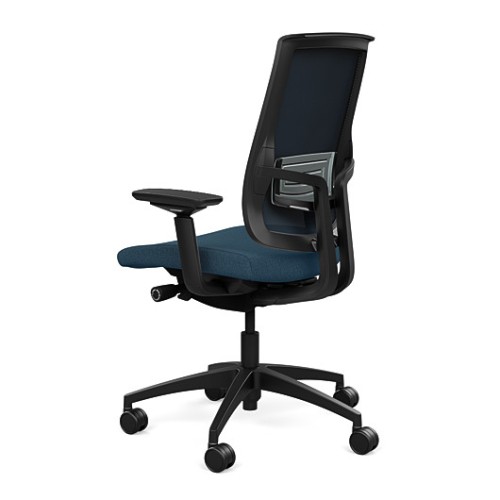 Office chair on castors - Focus 2.0 from SitOnIt, dark blue color-1