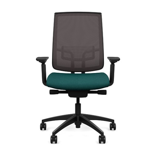 Office chair on castors - Focus 2.0 from SitOnIt, green color