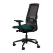 Office chair on castors - Focus 2.0 from SitOnIt, green color-1