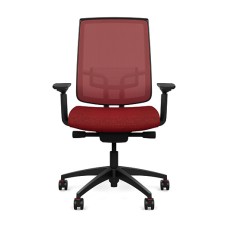 Office chair on castors - Focus 2.0 from SitOnIt, red color