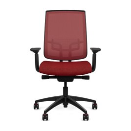 Office chair on castors - Focus 2.0 from SitOnIt, red color