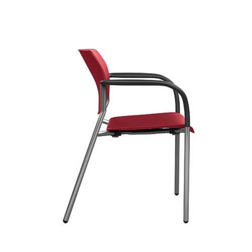 Freelance Guest Chair by SitOnIt 4 Legged Red-1