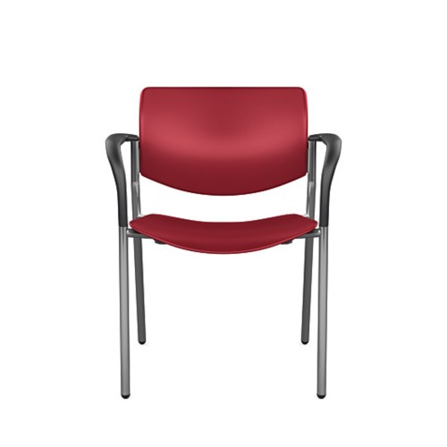 Freelance Guest Chair by SitOnIt 4 Legged Red-4