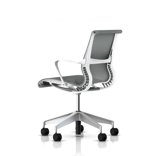 Setu - office chair, on castors, graphite color-1
