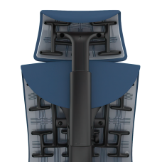 Embody Chair Headrest, Azure Color, Medley Fabric