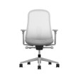 Lino - office chair on casters, base - gray, gray fabric, 1ZGF88-1