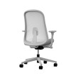 Lino - office chair on casters, base - gray, gray fabric, 1ZGF88-3