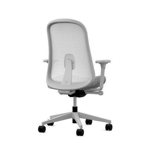 Lino - office chair on casters, base - gray, gray fabric, 1ZGF88-3