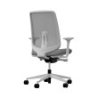 Verus - office chair on casters, base - gray, fabric - gray, 3EP18-3