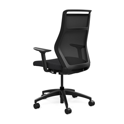 Office chairs on castors Hexy from SitOnIt, black color-2