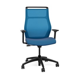 Office chairs on castors Hexy from SitOnIt, dark blue color