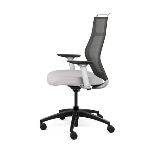 Office chairs on castors Hexy from SitOnIt, dark grey color-1