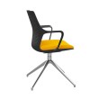 Ioniq guest chair by SitOnIt with yellow upholstery-1