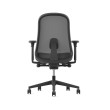 Lino - office chair, on castors, graphite color-3