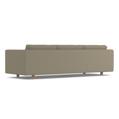 Lispenard - living room sofa with seat height 43 cm, fabric - light green, 59P07-5