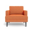 Sable Club lounge chair from SitOnIt orange-4