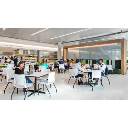 Lumin Short Term Work Chair by SitOnIt 4 Legged Orange-5