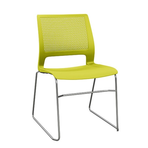 Lumin Wire Rod Short-Term Work Chair by SitOnIt, Green
