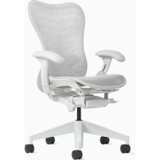 Mirra 2 office chair, on castors, white color - Alpina