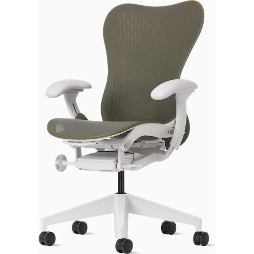 Mirra 2 office chair, on castors, olive color