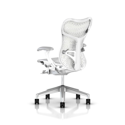 Mirra 2 office chair, on castors, white color - Alpina-1