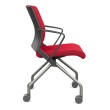 SitOnIt Movi Stackable Chair in Red-1