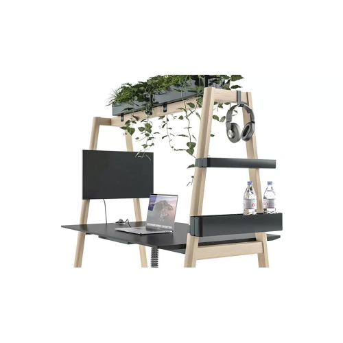 Multifunctional table NOVA Wood Multipurpose from Narbutas in sandy ash color with dimensions 152x90x190 cm-3