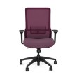 Novo Office Chair by SitOnIt with High Back, Mesh and Seat in Purple, on Casters-4