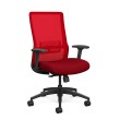 Office chair on castors Novo from SitOnIt, red color-4