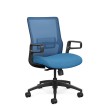 Office chair on castors Novo from SitOnIt, blue color-4