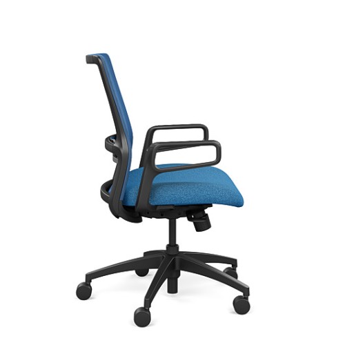 Office chair on castors Novo from SitOnIt, blue color-3