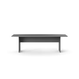 OPTIMA conference table from Narbutas in metallic color with dimensions 240x120x72 cm